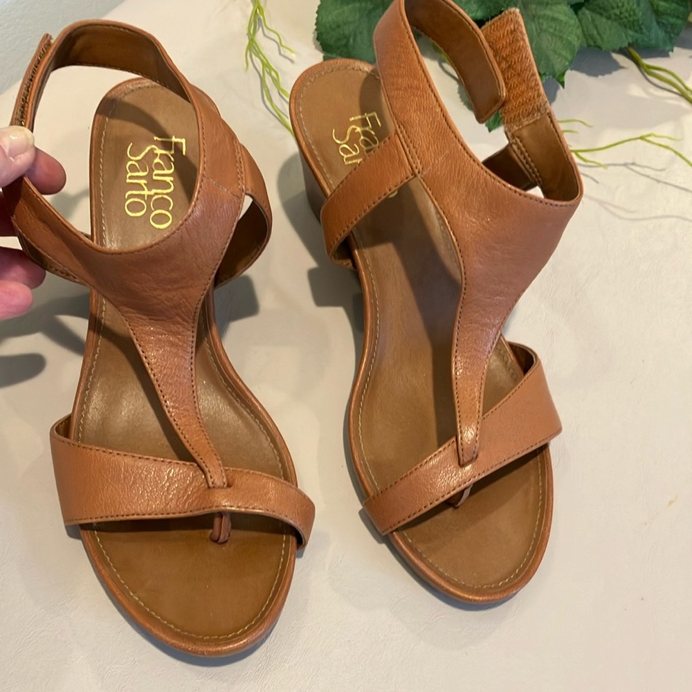 Franco Sarto Leather Sandals
